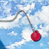 Silver Pomegranate Necklace