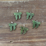 Vintage Hand Carved Jade Chai Pendant