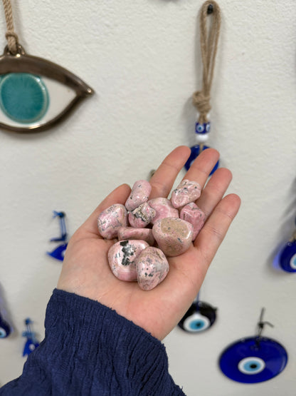Mystery Peruvian Rhodonite Tumbled Stones