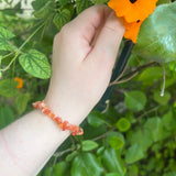 Carnelian Chip Stretch Bracelet