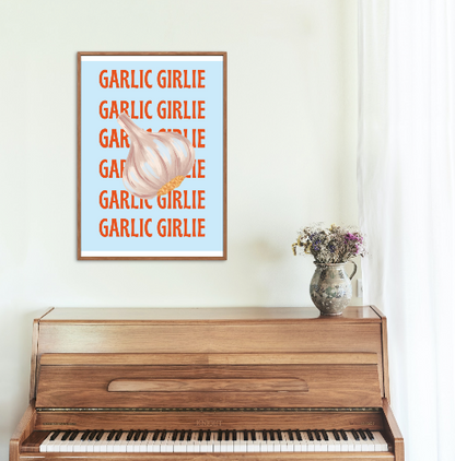 Garlic Girlie | Digital Poster