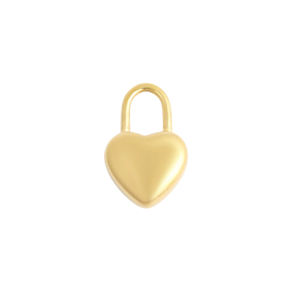 18k Plated Gold Heart Locket