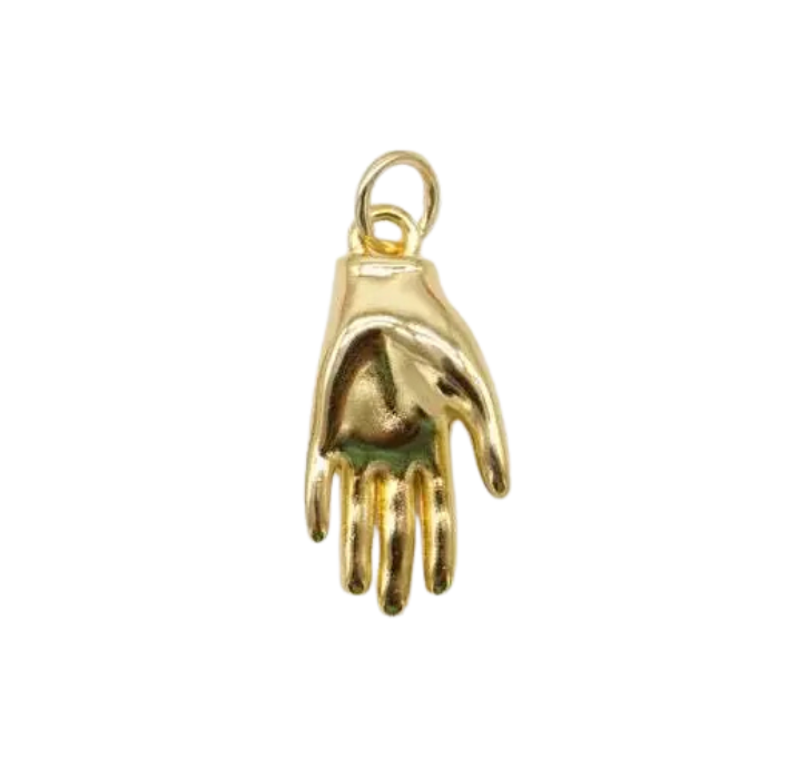 18K Gold Filled Hand Pendant (22mmx10mm)