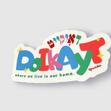 Colourful Doikayt Sticker