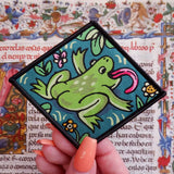 Big Booty Frog - Woven Patch