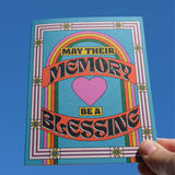 May Their Memory Be a Blessing Greeting Card