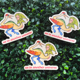 Us in Another Universe Medieval Vinyl Sticker