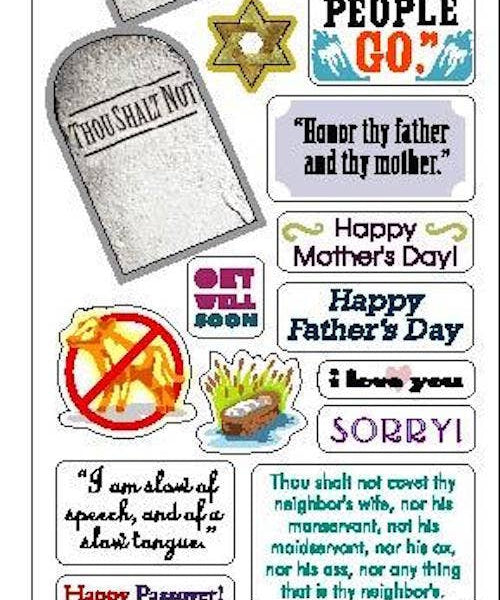 Moses Card & Stickers