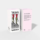 Tarot High Priestess Candle - 6" Tall & 60 Hr Burn, Berries