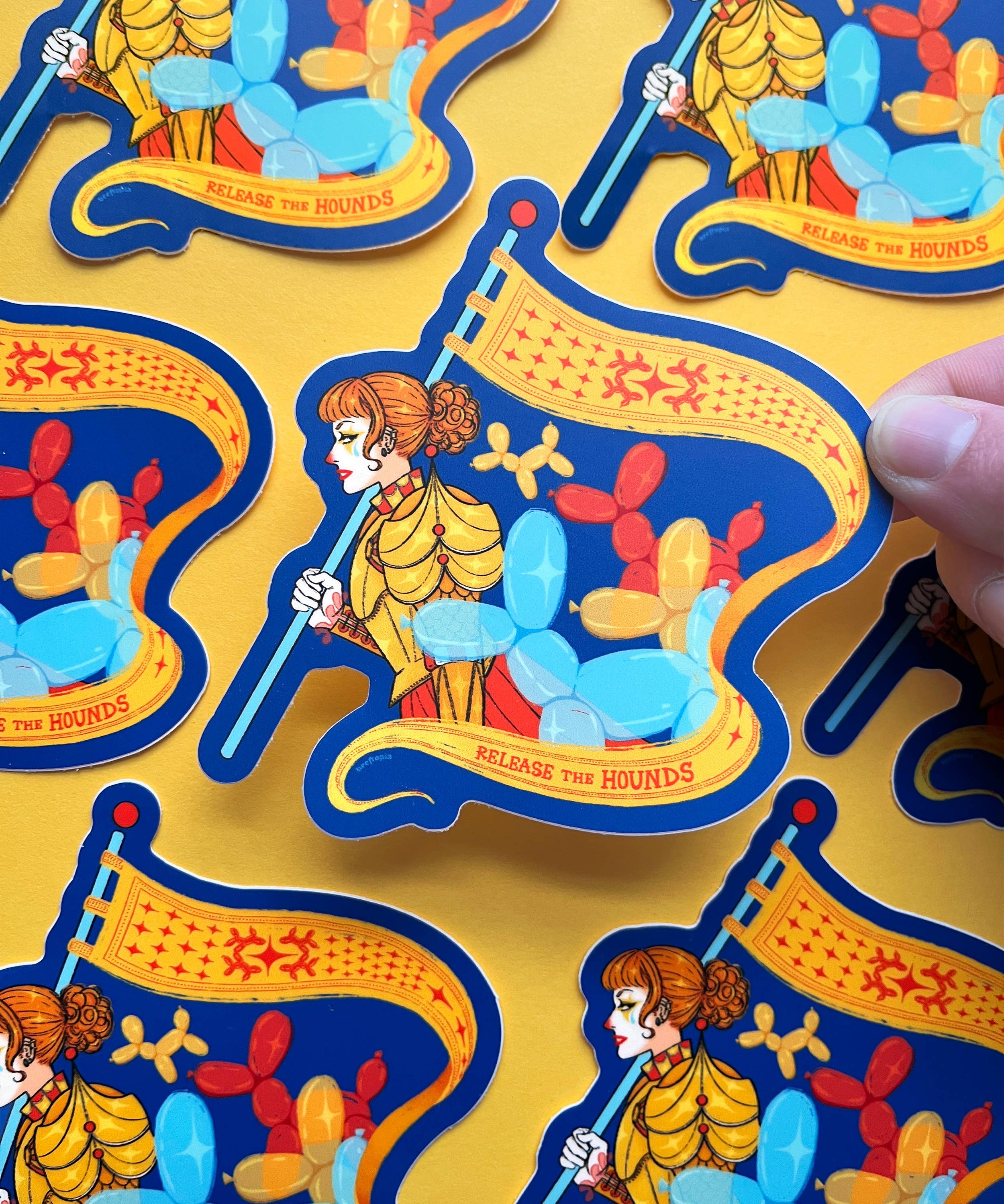 Release the Hounds Waterproof Vinyl Sticker