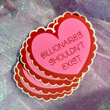 Banish Billionaires Vinyl Sticker