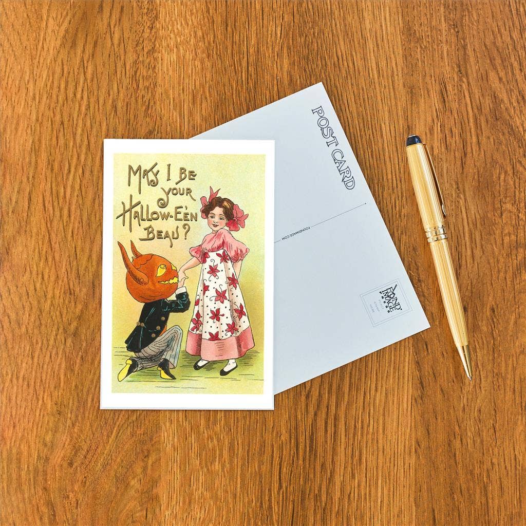 Jack O'Lantern Proposal Postcard