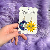 Astro Sun + Moon Statement Earrings