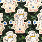 Rawr XD Medieval Lion Waterproof Vinyl Sticker
