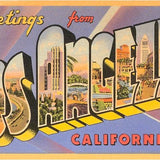 Greetings from Los Angeles, California Postcard