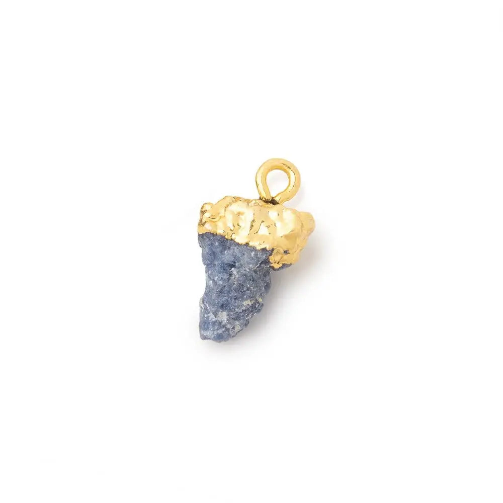 Gold Leafed Blue Jammu Sapphire (12.5x9mm )