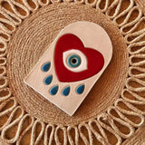 Eye Heart Ceramic Wall Hanger