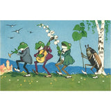 Frog & Beetle Band Post Card