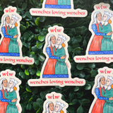 WLW Wenches Loving Wenches Medieval Waterproof Vinyl Sticker