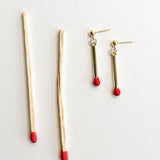 Matchstick Earrings