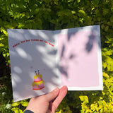 Pink Yiddish Curse Greeting Card (Divorce/breakup)