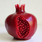 Intricate Crimson Pomegranate Candle