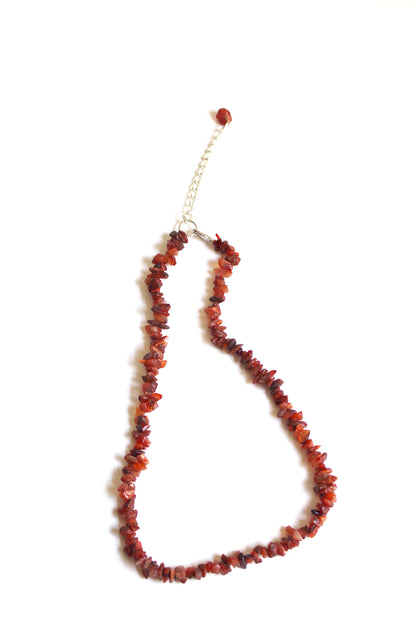 Carnelian Chip Choker