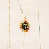 Rainbow Chai Flower Necklace