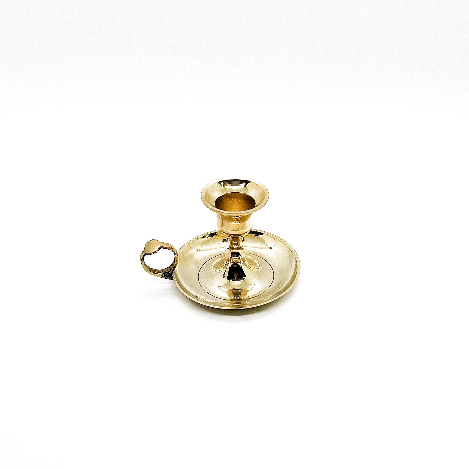 Brass Chamberstick Candle Holder